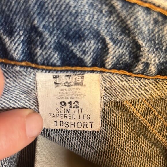Levi's Vintage Orange Tab 912 Slim Fit Tapered Leg Size Women's 10 Short - Picture 3 of 11